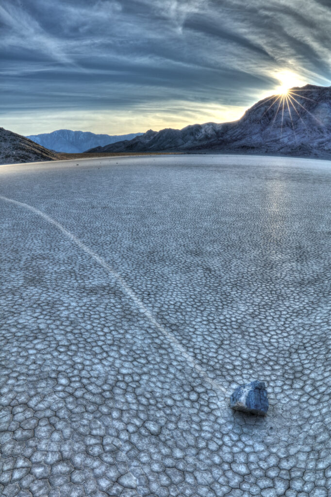 Roaming Rock At The Racetrack, Death Valley, California