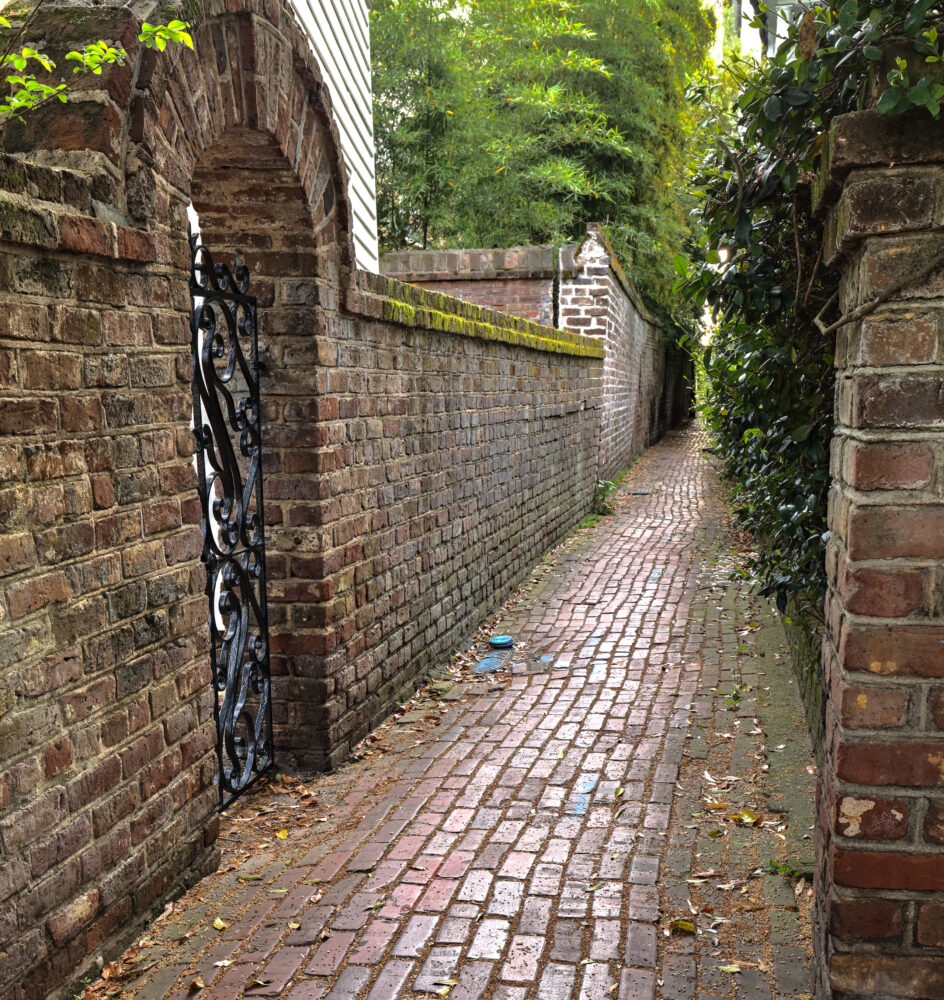 Brick Alleyway, Charleston, South Carolina