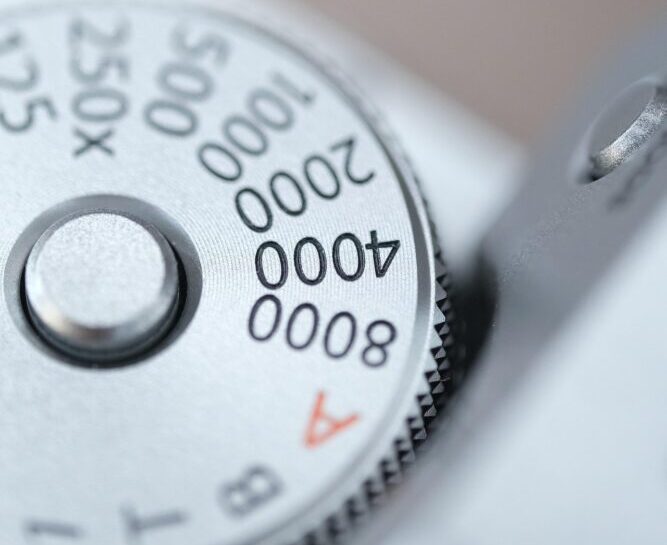 camera shutter speed dial