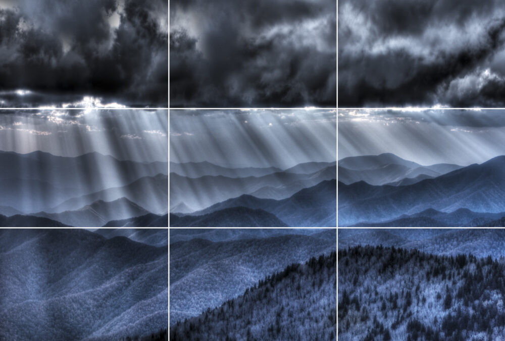 Rule Of Thirds, Smoky Mountains view from Clingmans Dome, Tennessee