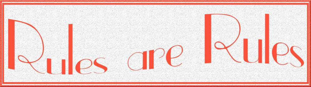 Rules Are Rules - Rule Of Thirds Header Image
