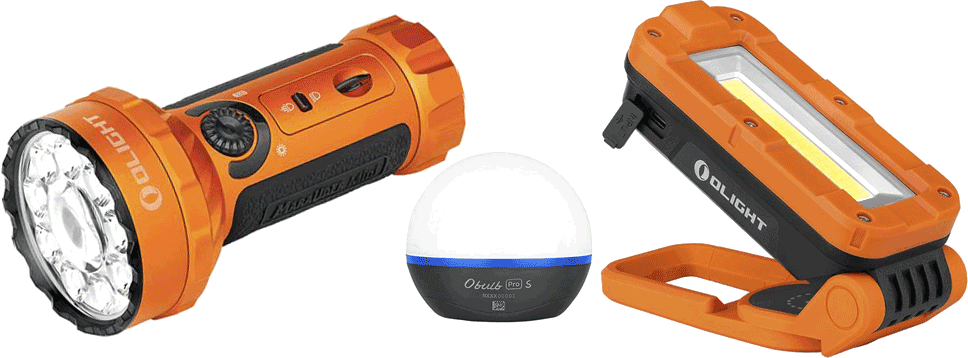 A Selection Of Olight Lights