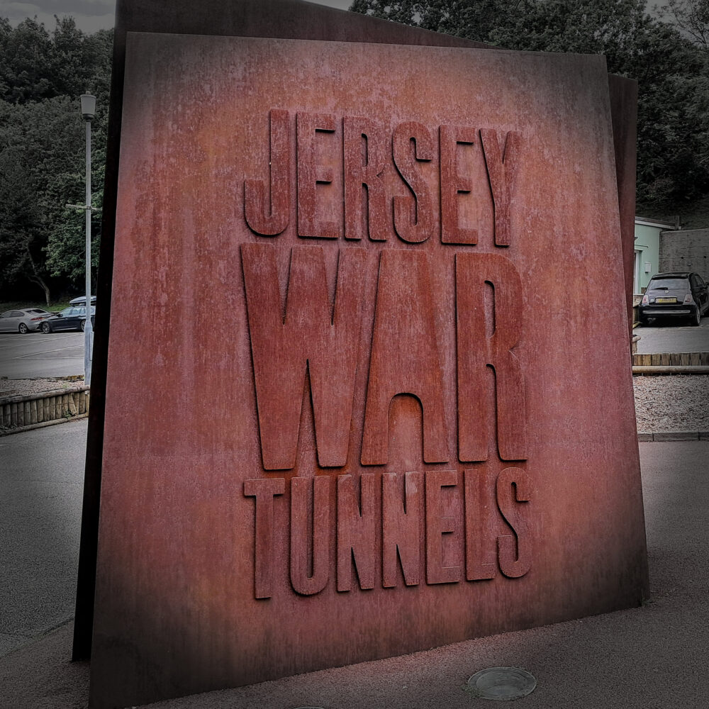Jersey War Tunnels Sign, Jersey, Channel Islands