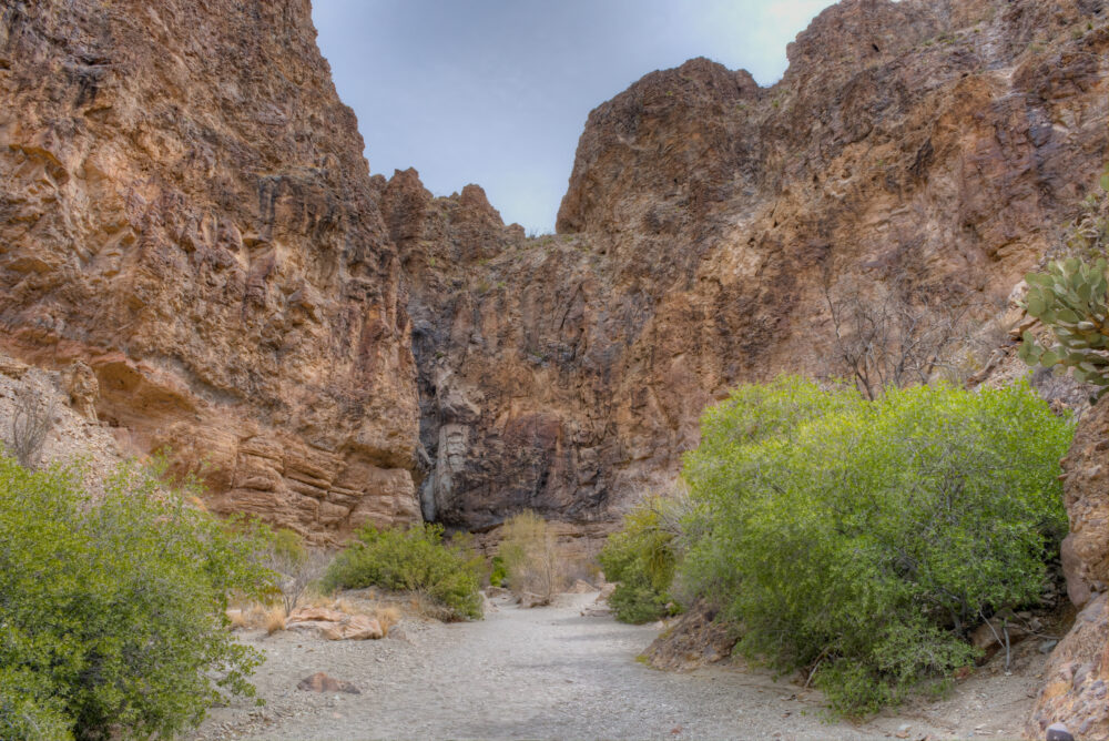 Lower Burro Mesa Pour Off Trail, Big Bend National Park, Texas