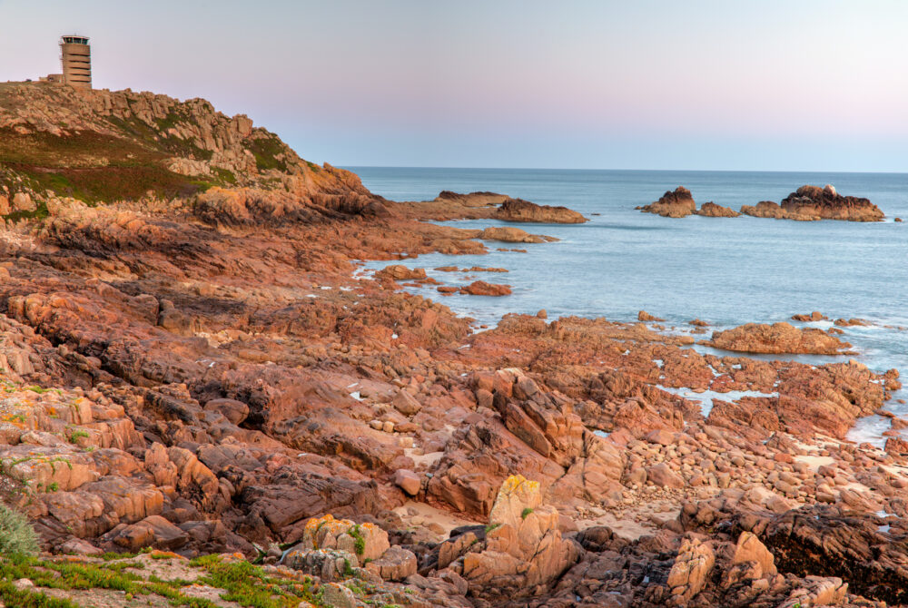 MP2 World War 2 German Lookout Tower Near Corbiere Lighthouse, Jersey, Channel Islands