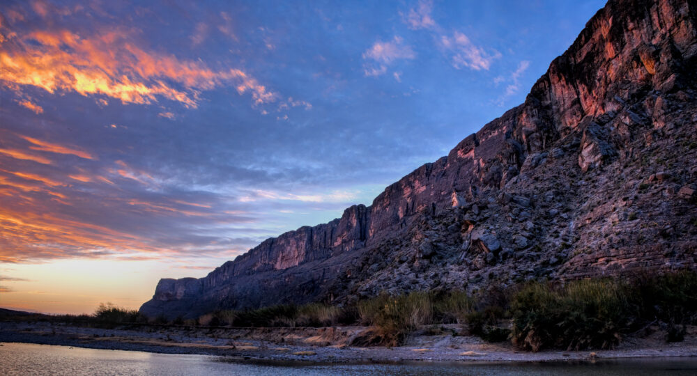 Sunrise at Santa Elena Canyon, Big Bend National Park, Texas