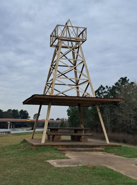 Oil Derrick Picnic Benches, Texas