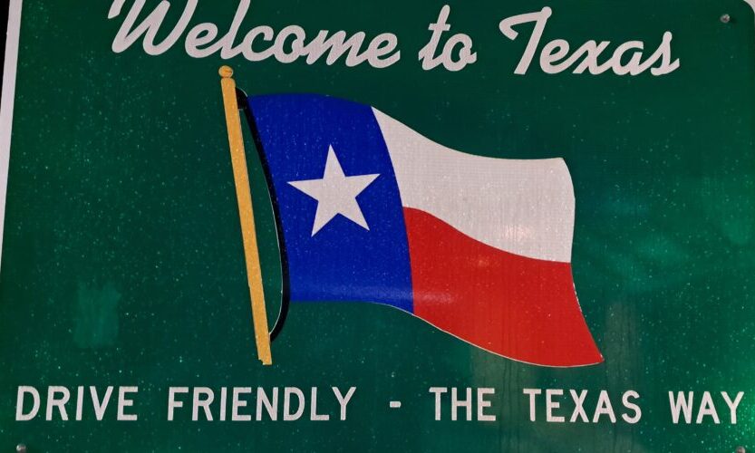 Welcome To Texas Sign