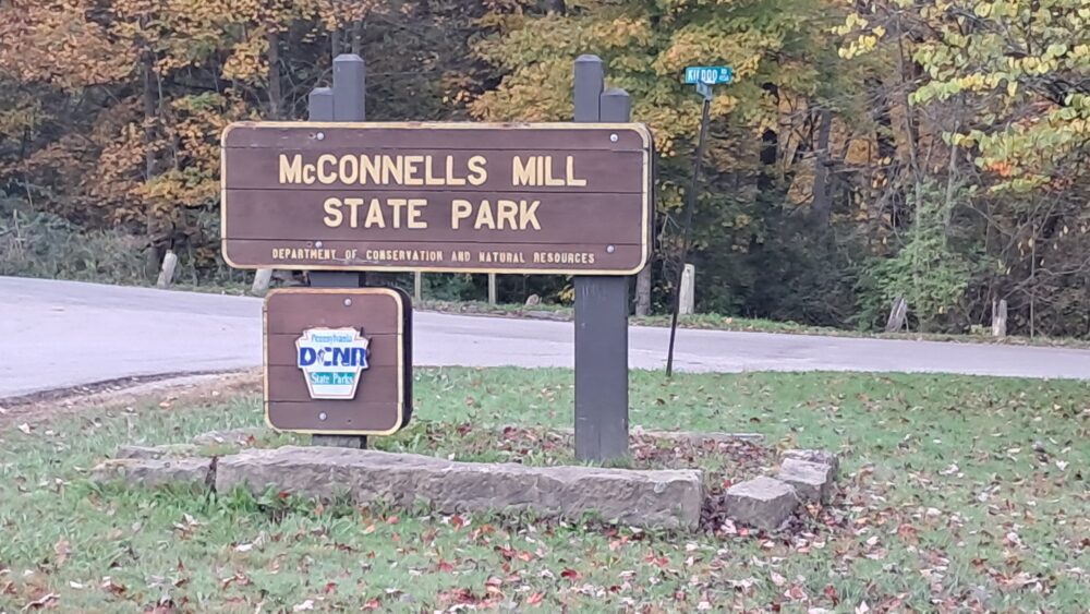 McConnells Mill State Park Sign